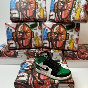 AIR FORCE 1 green keychain